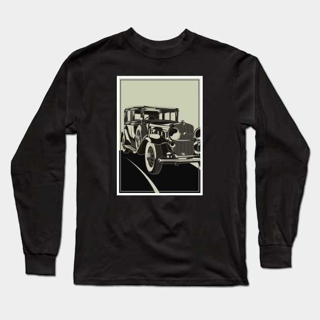 Old Classi Car from the 20th Century Long Sleeve T-Shirt by JFDesign123